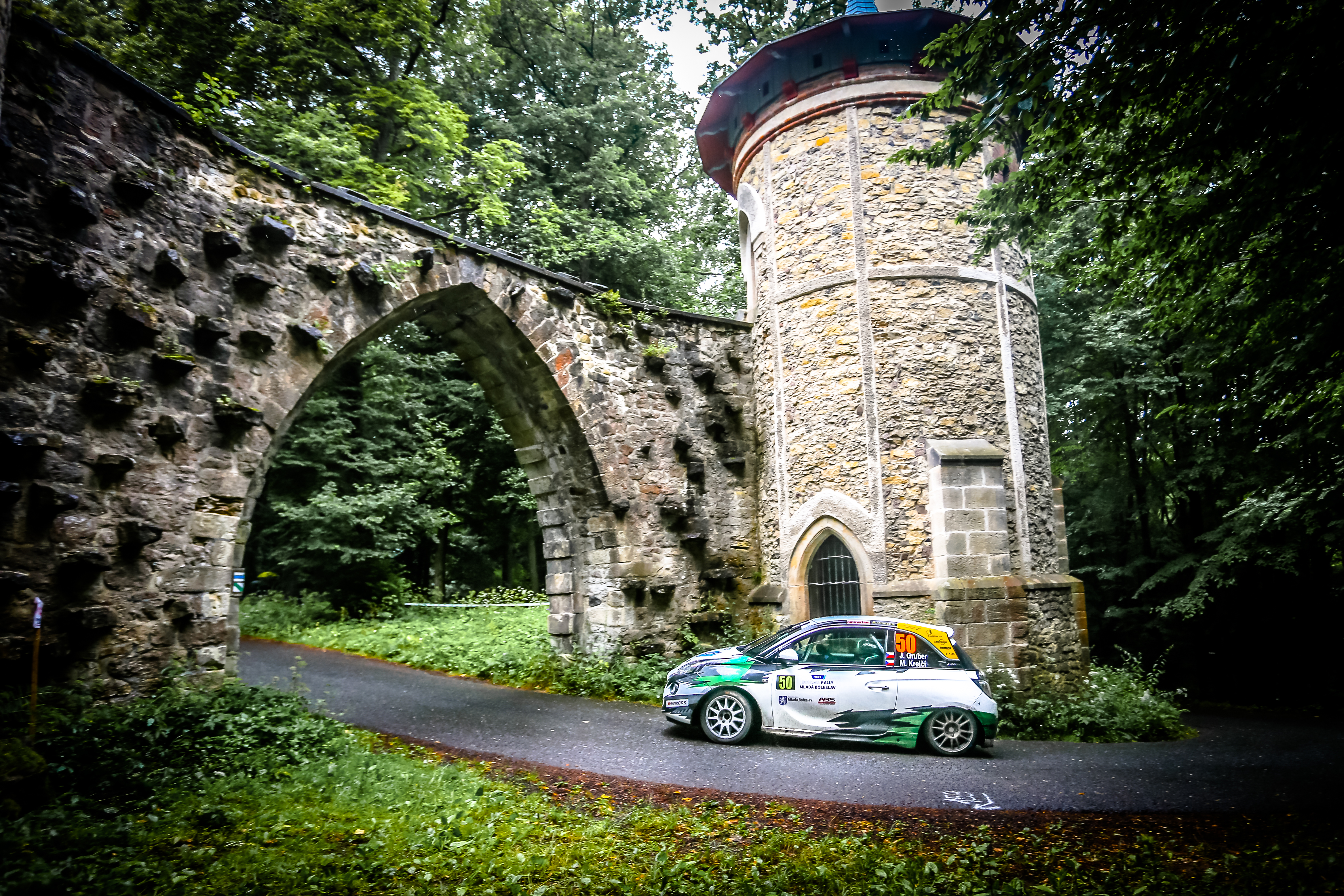 HG Racing – Rallye Bohemia 2025, kamenný viadukt